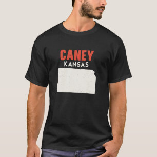 Caney Kansas USA Staat America Travel Kansan T-Shirt