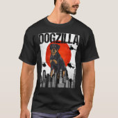 Canezilla Dogzilla Japanese Rottweiler T-Shirt (Vorderseite)