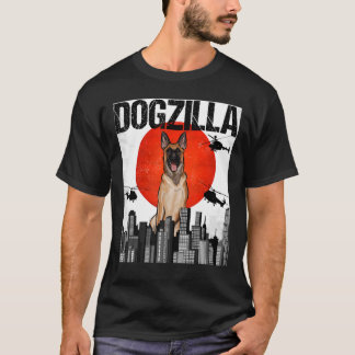 Canezilla Dogzilla Japanisch Belgie Malinoy T-Shirt
