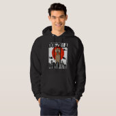 Canezilla Dogzilla Japanisch Wei Marana Hoodie (Vorne ganz)