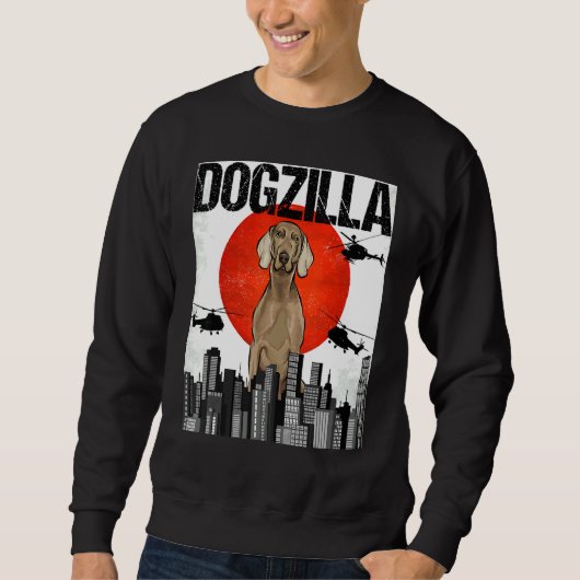 Canezilla Dogzilla Japanisch Wei Marana Sweatshirt (Vorderseite)