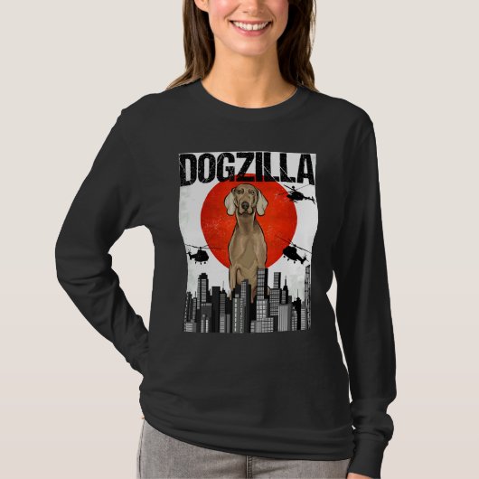Canezilla Dogzilla Japanisch Wei Marana T-Shirt (Vorderseite)