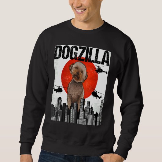 Canezilla Dogzilla Japanischer Lagot Romagnolo Sweatshirt (Vorderseite)