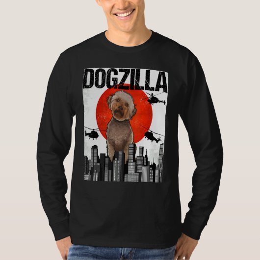 Canezilla Dogzilla Japanischer Lagot Romagnolo T-Shirt (Vorderseite)