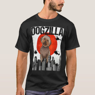 Canezilla Dogzilla Japanischer Lagot Romagnolo T-Shirt