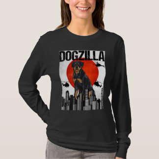 Canezilla Dogzilla Japanischer Rottweiler T-Shirt