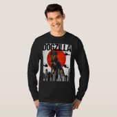 Canezilla Dogzilla Japanischer Rottweiler T-Shirt (Vorne ganz)