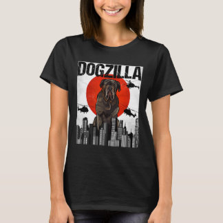 Canezilla Japanischer Dogzilla Neapolitan Mastiff T-Shirt