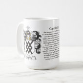 Canfield, der Ursprung, die Bedeutung und das Kaffeetasse (Vorderseite Links)