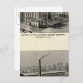 Canfield Rubber Co Postkarte (Vorne/Hinten)