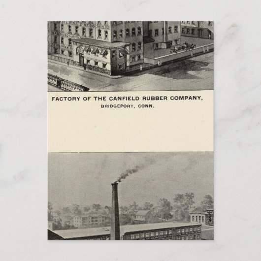 Canfield Rubber Co Postkarte (Vorderseite)