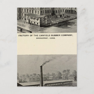 Canfield Rubber Co Postkarte