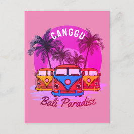 Canggu-Bali-Paradies Postkarte