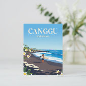 Canggu Indonesien Postkarte (Stehend Vorderseite)