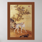 Cangshuiqiu 苍 水 ~ Greyhound ~Giuseppe Castiglione Poster (Vorne)