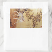 Cangshuiqiu 苍 水 ~ Greyhound ~Giuseppe Castiglione Rechteckiger Aufkleber (Tasche)