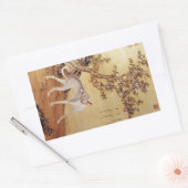 Cangshuiqiu 苍 水 ~ Greyhound ~Giuseppe Castiglione Rechteckiger Aufkleber (Umschlag)