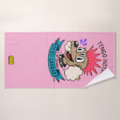 Caniche Punk Badehandtuch (Badehandtuch)