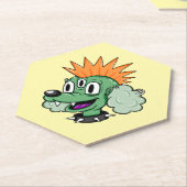 Caniche Punk Untersetzer (angewinkelt)