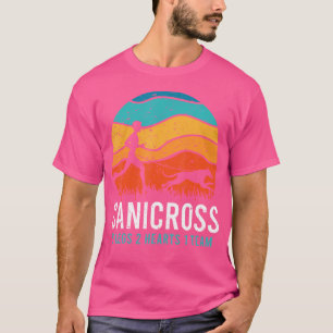 Canicross 6 Legs 2 Herz 1 Team Funny Dog Laufen T-Shirt