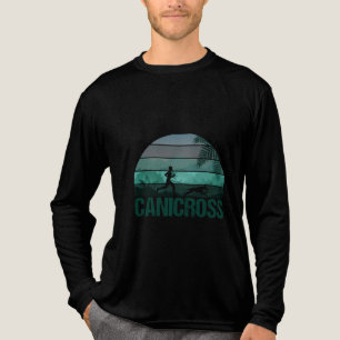 Canicross Hund Running - Rennen mit Hunden für den Tri-Blend Shirt