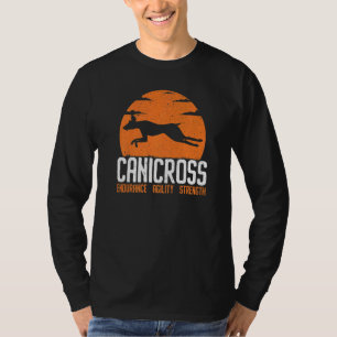 Canicross läuft Dog Joggen Welpenhalter Run 7 T-Shirt