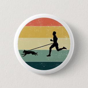 Canicross-Trailrunning-Läufer-Hundesport Button