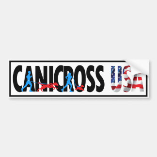 Canicross USA Autoaufkleber