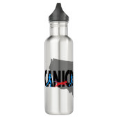 Canicross USA Karte Wasser Flasche Edelstahlflasche (Links)