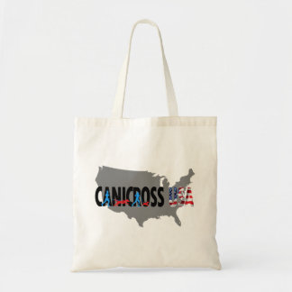Canicross USA Map Budget Tote Bag Tragetasche