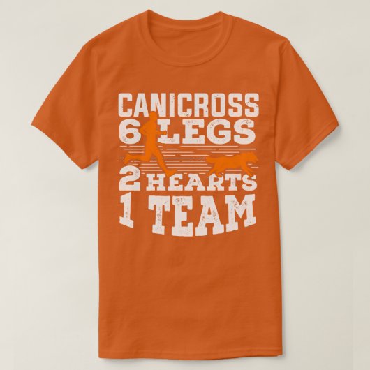 Canicrossing Canicross Canicrosser Geschenk T-Shirt (Design vorne)