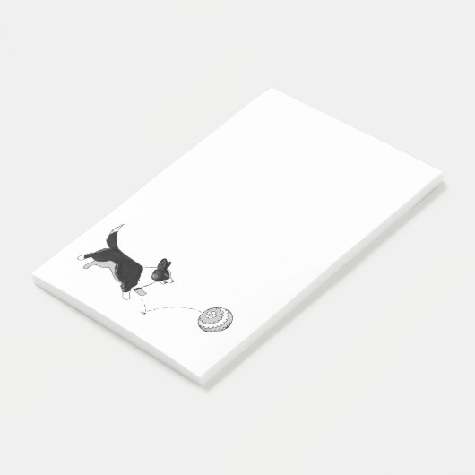 Canicula Corgi-Notizblock Post-it Klebezettel (angewinkelt)