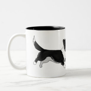 Canicula Corgi-Tasse Zweifarbige Tasse