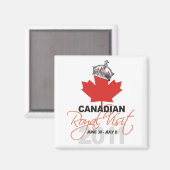 Canidian Royal Visit - William & Kate Wedding Magnet (Vorderseite/Rückseite)