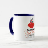 Canidian Royal Visit - William & Kate Wedding Tasse (Vorderseite Links)