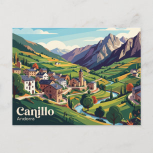 Canillo, Andorra Andorra Postkarte