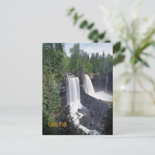Canim Fall, BC, Kanada Postkarte (Stehend Vorderseite)