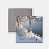 Canim Lake, British Columbia in Winter Magnet (Vorderseite/Rückseite)