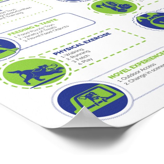 Canine-Anreicherungspaket Poster (Ecke)