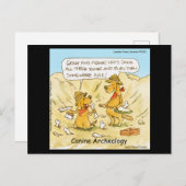Canine Archäologen Fantastisch Dig Funny Postkarte (Vorne/Hinten)