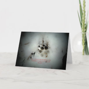 Canine Beileid Condolance Card Karte
