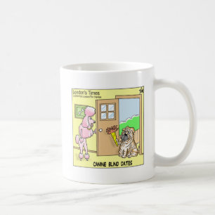 Canine Blind Dates Funny Dog Cartoon Geschenke & T Kaffeetasse