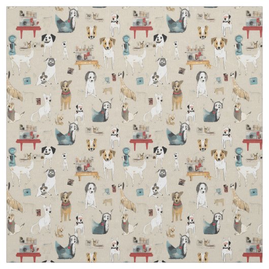 Canine Capes: Whimsy Dog Stoff (Muster)