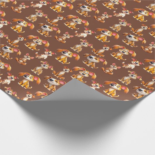 Canine Celebration Wrap 5 Geschenkpapier (Ecke)