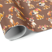 Canine Celebration Wrap 5 Geschenkpapier (Rolleneckpunkt)