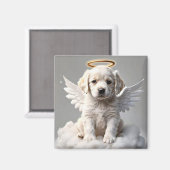 " CANINE CHERUB " MAGNET (Vorderseite/Rückseite)