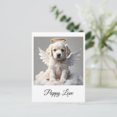 " CANINE CHERUB " POSTCARD POSTKARTE (Stehend Vorderseite)