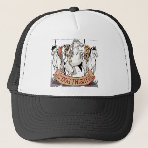 Canine Chivalry Funny Cartoon Truckerkappe