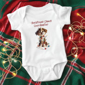 Canine Christmas Chaos Coordinator Baby Strampler
