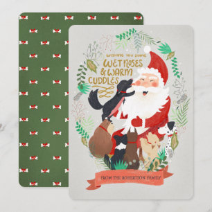 Canine Christmas Holiday Card Feiertagskarte